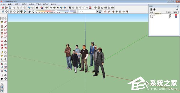 草图大师如何使用图层管理工具?图层管理工具的功能操作