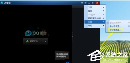 QQ影音自定义皮肤的操作方法我来教你