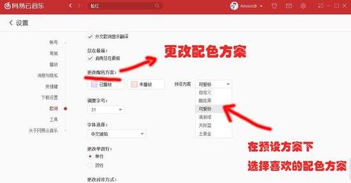 网易云音乐怎么更改歌词样式？小编分享轻松修改歌词大小颜色