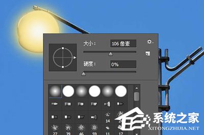 今天分享PS怎么点亮路灯（ps点亮路灯素材）