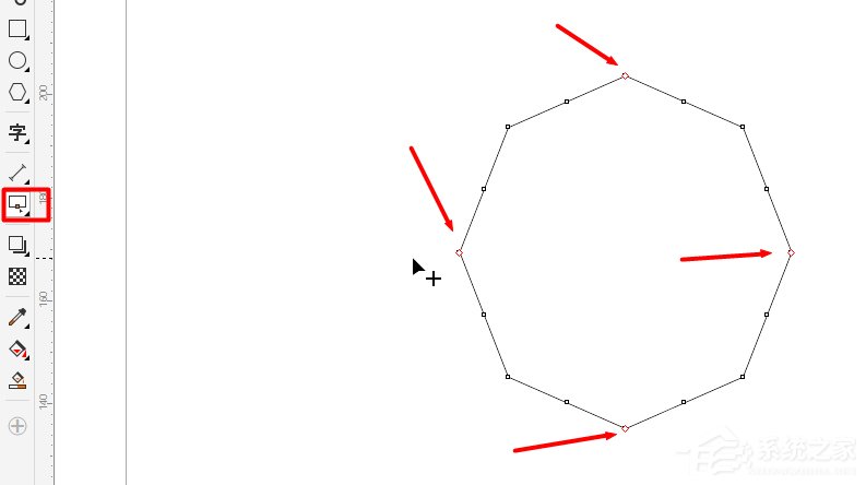 小编教你cdr如何使用锚点编辑工具