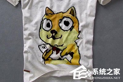 PS如何在褶皱衣服上添加图案?PS在褶皱衣服上添加图案的方法