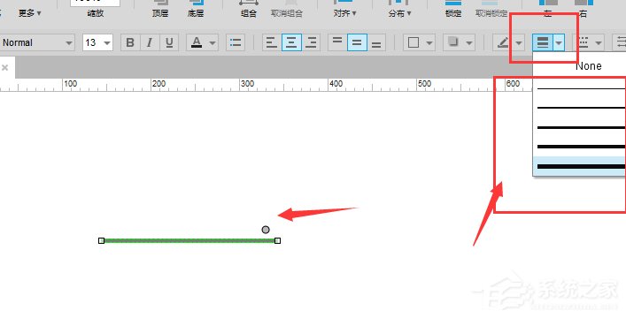 axure如何绘制出渐变色的线条?axure绘制渐变色线条方法