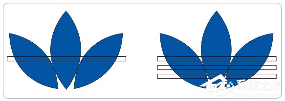 cdr如何绘制阿迪logo?cdr绘制阿迪logo的方法步骤