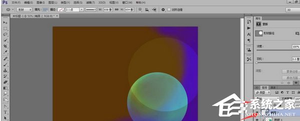 PS如何制作有层次感心型背景图?PS制作有层次感心型背景图的方法