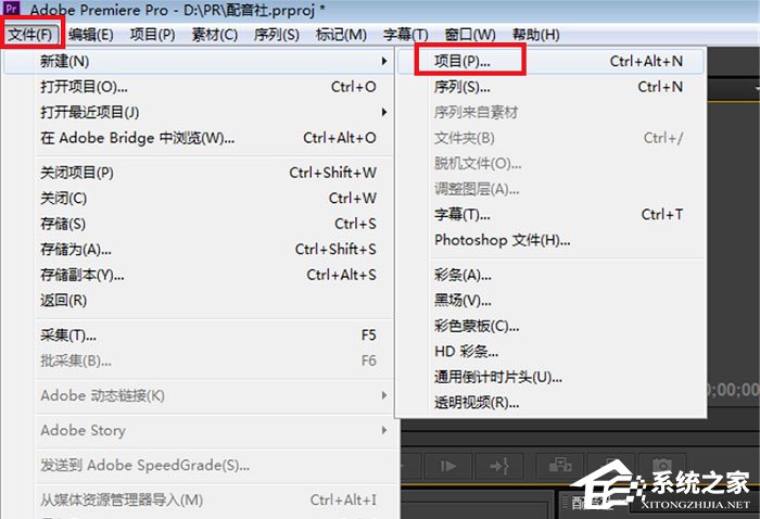 关于Premiere视频文件中怎么将音频导出