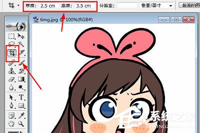 PS7.0怎么把图片变成证件照?PS7.0把图片变成证件照的方法