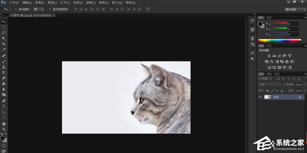 小编教你Photoshop中怎么利用黑白命令抠图