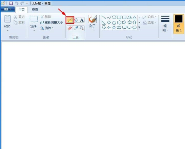 如何使用XP画图工具画简笔画人物 XP画图工具画简笔画人物的方法