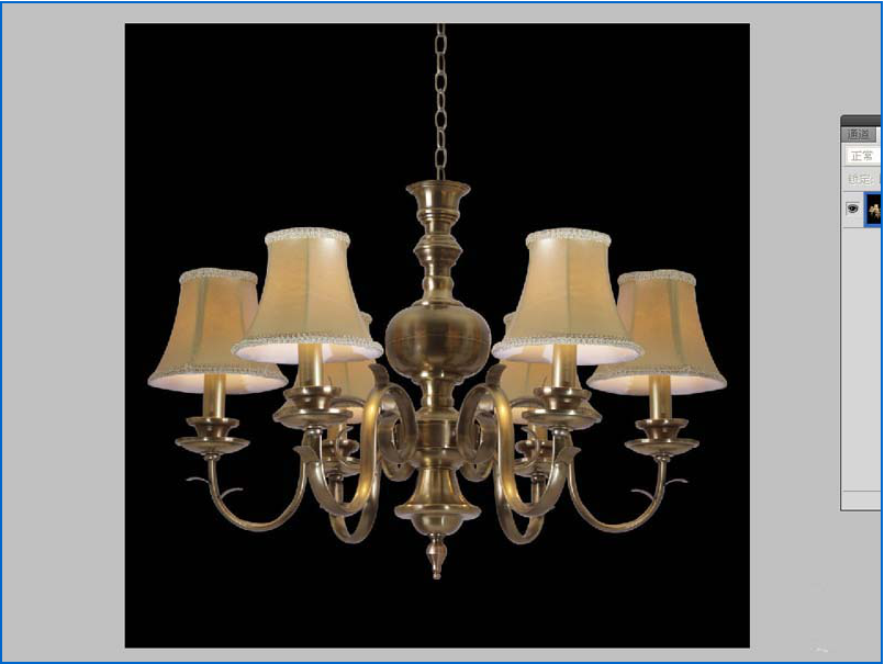 今天说说如何用ps给图片添加开灯的动画效果