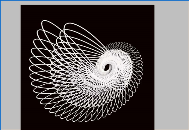 如何用ps设计类似斐波那契效果的线条图 用ps设计类似斐波那契效果的线条图的方法