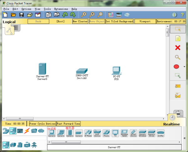 Packet Tracer使用指南(二)创建简单的网络