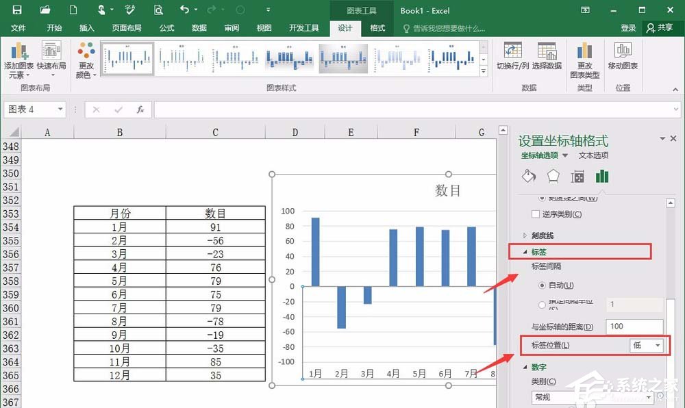 excel如何制作背离式图 excel制作背离式图表方法