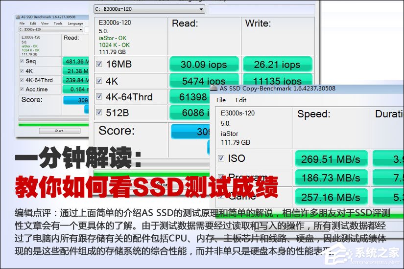 SSD测试结果怎么看?硬盘测试结果图解