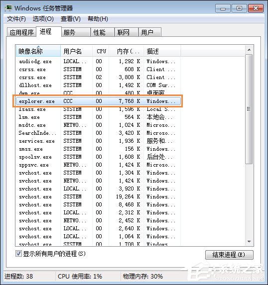 Win7电脑桌面鼠标点不动图标怎么办?