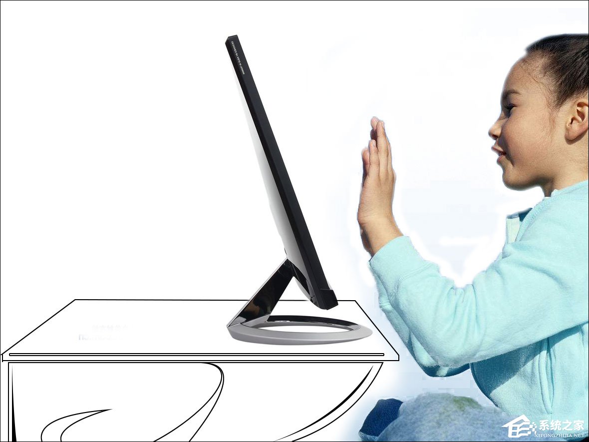 电脑屏幕出现白线怎么办?显示器中间有一条白线怎么修复?