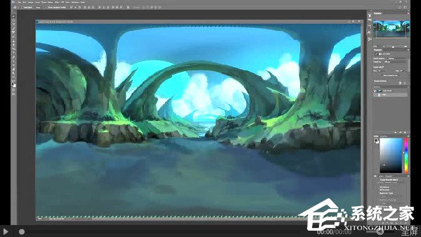 怎么使用ps合成全景图？ps怎么画360°VR全景图？