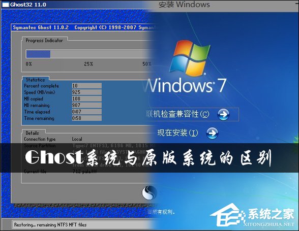我来教你原版镜像和Ghost差别很大吗