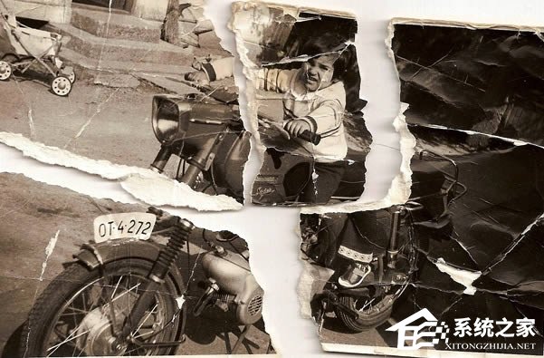 撕碎的老照片怎么还原?PS破损照片修复技术详细图解