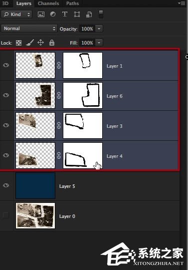 撕碎的老照片怎么还原?PS破损照片修复技术详细图解