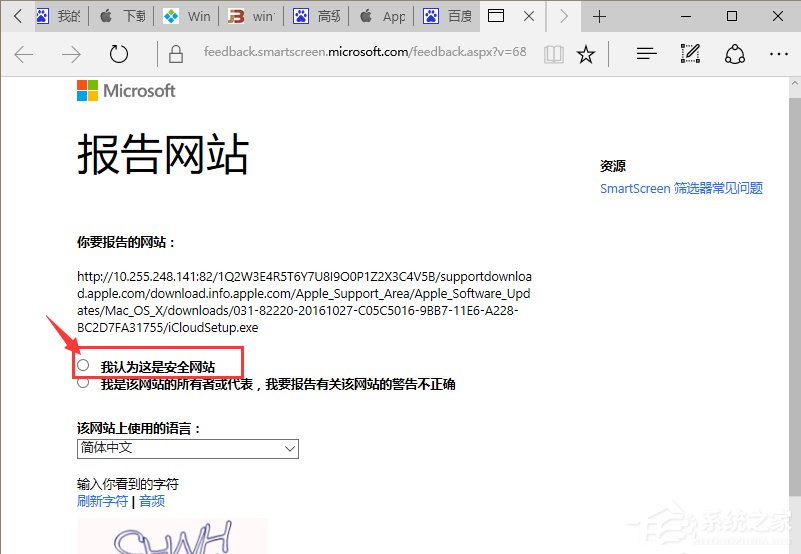 Win10系统提示“SmartScreen筛选器已经阻止了下载”怎么办?