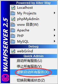 Win7系统wampserver在线但localhost打不开怎么办?