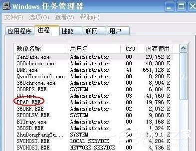 今天说说任务管理器中的ppap.exe是什么进程