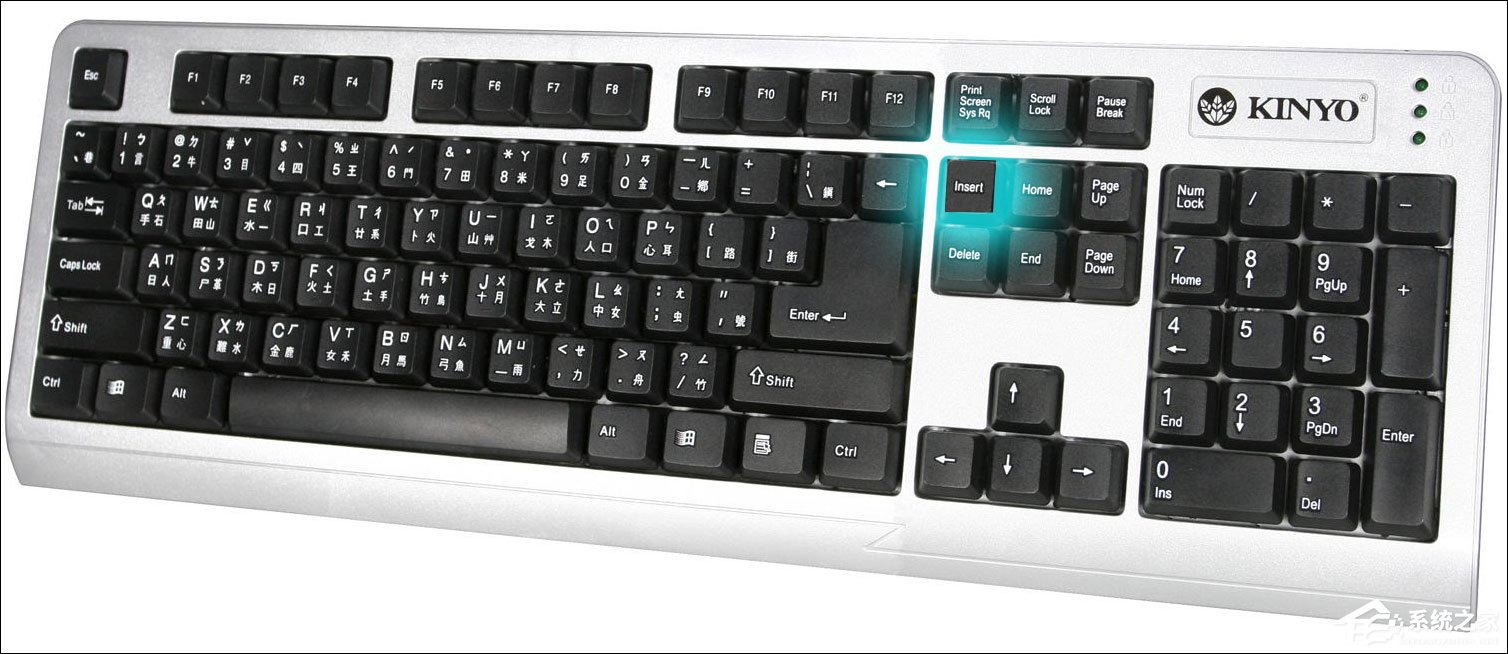 笔记本insert键在哪?苹果键盘insert键在哪?