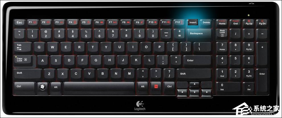 笔记本insert键在哪?苹果键盘insert键在哪?