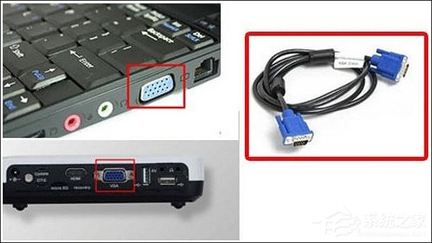 Win7电脑如何连接投影仪?投影仪连接电脑用什么线连接?