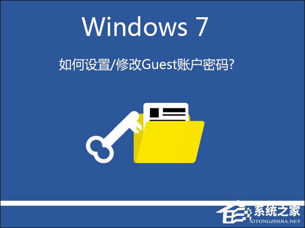 Win7系统如何设置/修改Guest账户密码?