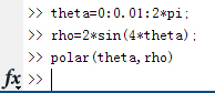 小编教你Matlab极坐标曲线如何绘制（matlab绘制极坐标曲线p=asin(b+nθ)）