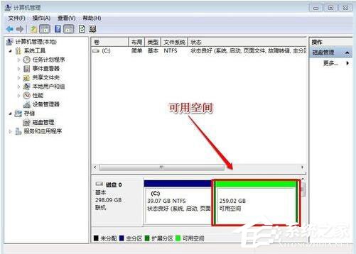 Win7系统如何增加C盘空间?Win7系统扩大C盘空间教程