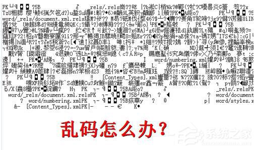 关于文本文档乱码怎么办