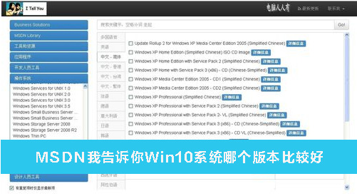 今天说说MSDN我告诉你Win10系统哪个版本比较好