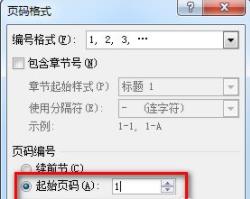 Word页码怎么从第二页开始设置为1?