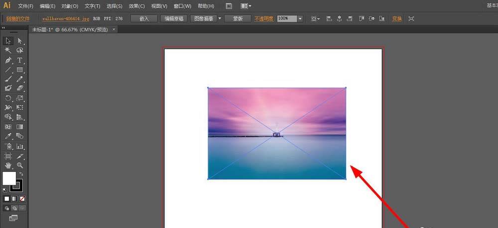 使用ai将图片素材变黑白具体操作方法
