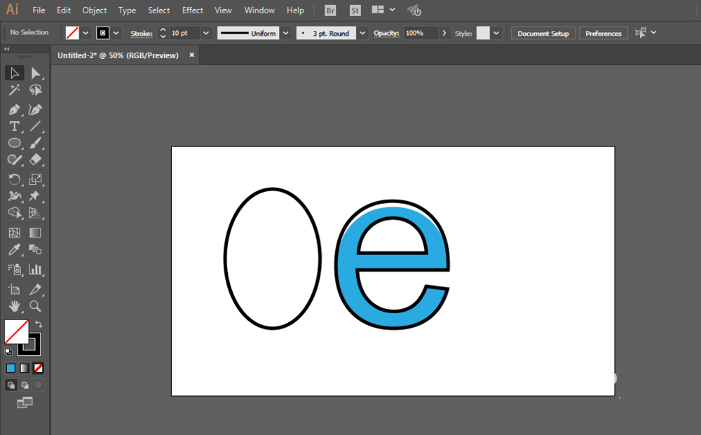 使用ai设计出IE浏览器图标具体操作方法