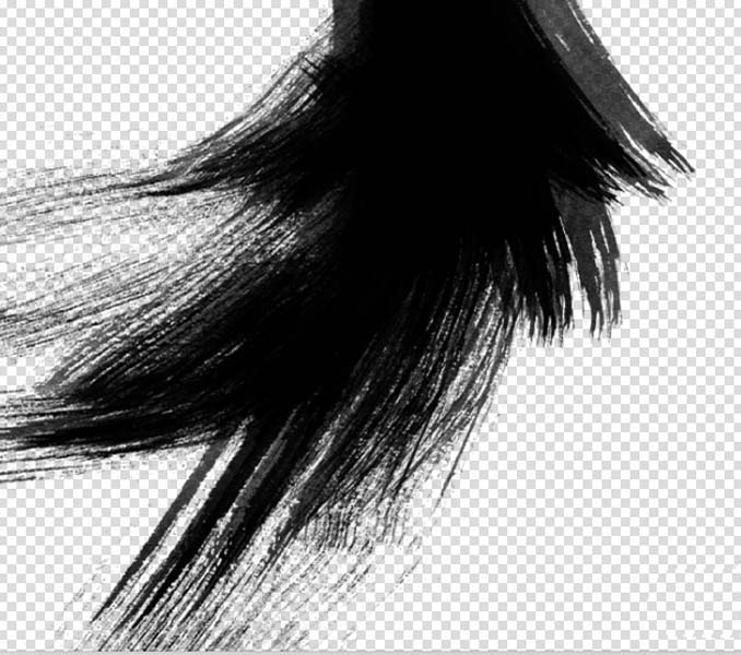 ps设计毛笔笔刷矢量图具体操作方法