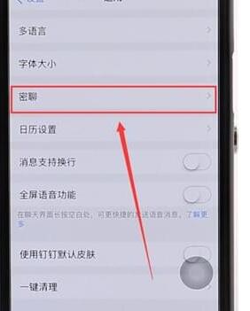 钉钉设置密聊操作流程