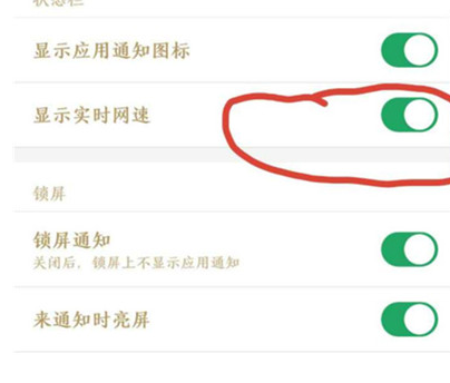 锤子手机中设置显示实时网速具体操作步骤