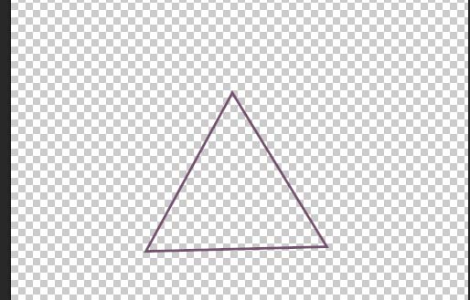 使用ps绘画出三角形具体操作流程