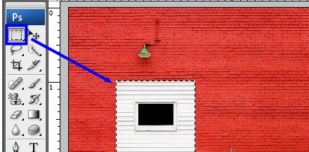 photoshop中反选选区具体操作方法