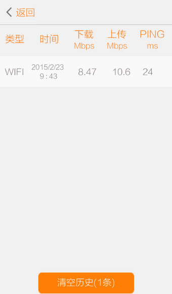 联通手机营业厅里测速功能的图文教程截图
