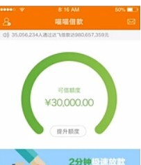 在喵喵借款中提升额度的方法我来教你截图