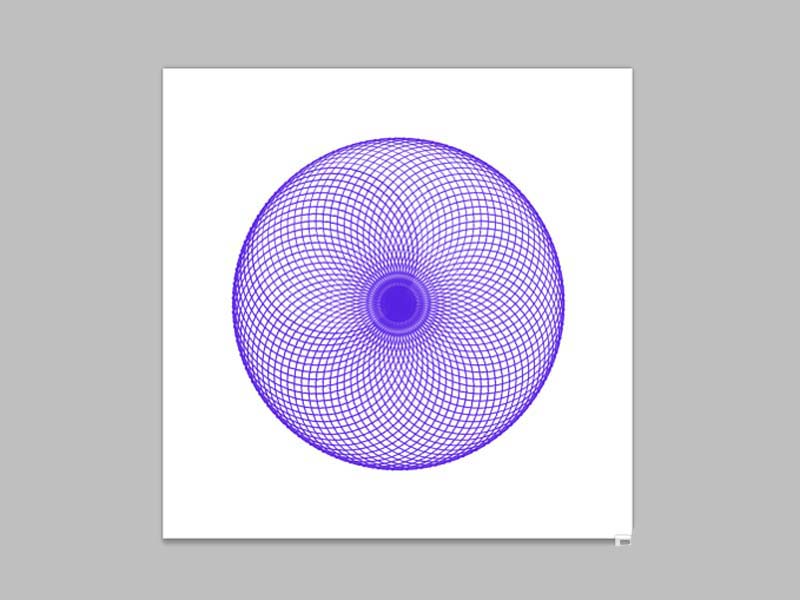 ps技巧!设计高科技感的圆形图形截图