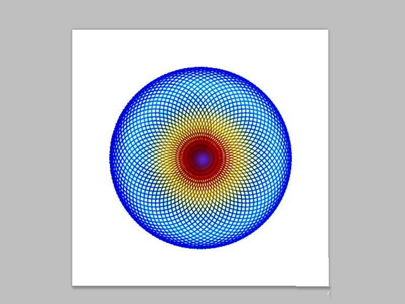 ps技巧!设计高科技感的圆形图形截图