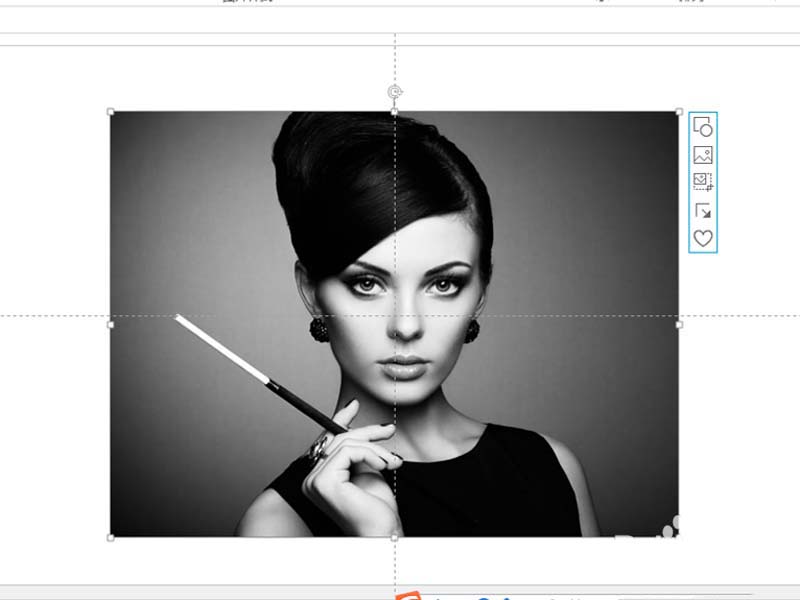 小编教你在ppt中给黑白图片上色的方法讲解。