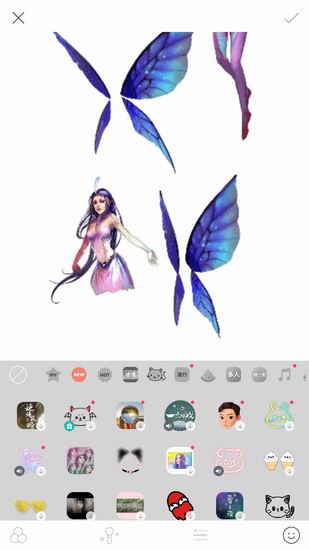 今天分享b612咔叽用相册里的照片的方法讲解。