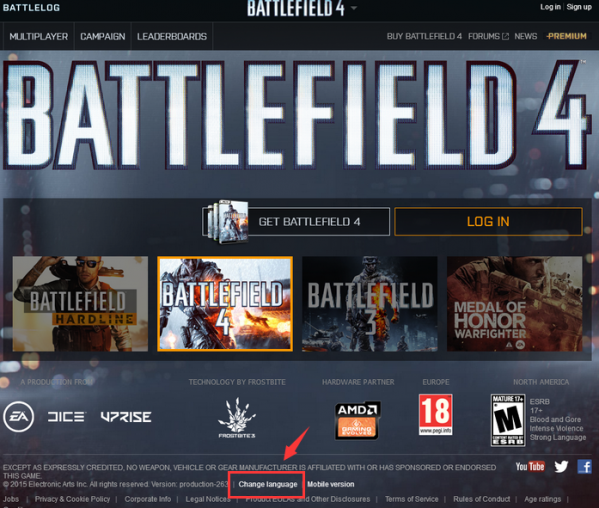 关于battlelog设置中文的操作方法。